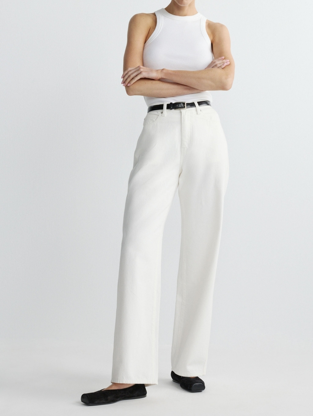 DL1961 Kaylen Soft Barrel High Rise 30.5" Denim Pants SAMPLE
